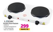 Logik Double Solid Hotplate