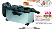 Sunbeam 3Ltr Stainless Steel Deep Fryer
