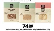 You First Quinoa-500g, Red & White Quinoa-500g Or Almond Flour 350g-Each 