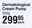 E45 Dermatological Cream Pump-500g Each