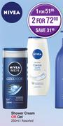 Nivea Shower Cream Or Gel Assorted-250ml