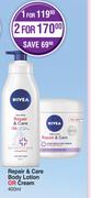 Nivea Repair & Care Body Lotion Or Cream-400ml