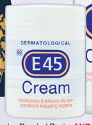 E45 Dermatological Cream Jar-500g Each
