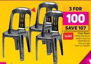 Buddi Chair (Black)- For 3