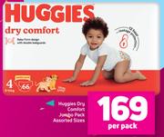 Huggies Dry Comfort Jumbo Pack (Assorted Sizes)-Per Pack