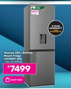 Hisense 305Ltr Bottom Mount Fridge H415BIT WD