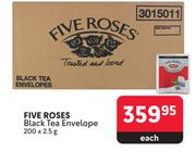 Five Roses Black Tea Envelope-200 x 2.5g Each