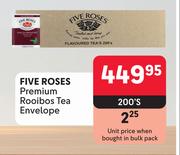 Five Roses Premium Rooibos Tea Envelope-200's