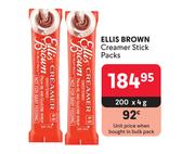 Ellis Brown Creamer Stick Packs-200 x 4g
