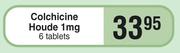 Colchicine Houde 1mg 6 Tablets