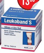 Leukoband S Electic Adhesive Bandage 50mm x 4.5m