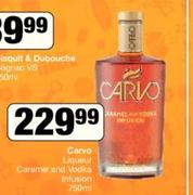 Carvo Liqueur Caramel & Vodka Infusion-750ml
