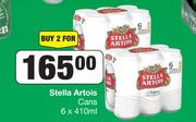 Stella Artois Cans-For 2 x 6 x 410ml