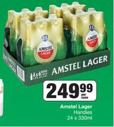 Amstel Lager Handies-24 x 330ml Per Case