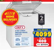 Defy 210L Chest Freezer White DMF470