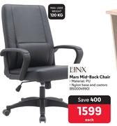 Linx Mars Mid Back Chair