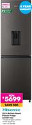 Hisense 222L Bottom Mount Freezer/Fridge H310BIT-WD