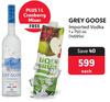 Grey Goose Imported Vodka-750ml Each