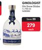 Ginologist Gin Snow Globe-750ml Each