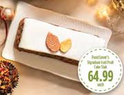 Food Lover's Signature Iced Fruit Cake Slab-Each