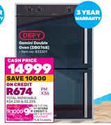 Defy Gemini Double Oven DBO768