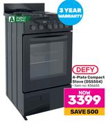 Defy 4 Plate Compact Stove DSS554