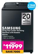 Samsung 21Kg Top Loader Washing Machine With Bubble Storm