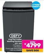 Defy 8Kg Top Loader Washing Machine DTL 165