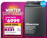 Hisense 16Kg Top Loader Washing Machine WT5T1625DT