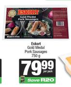 Eskort Gold Medal Pork Sausage-750gm Per Pack