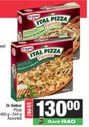 Dr Oetker Pizza 460gm/544gm Assorted-For 2