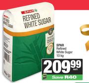 Spar Refined White Sugar-10Kg Each