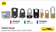 Yale Padlock Range-Each