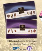 D'licious Belgian ChocolatesSeashells Or Pralines-125g Per Pack