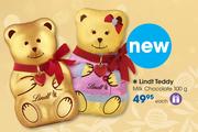 Lindt Teddy Milk Chocolate-100gm Each