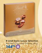 Lindt Swiss Luxury Selection Assorted Chocolate Pralines-145gm