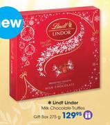Lindt Lindor Milk Chocolate Truffles Gift Box-275gm