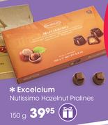 Excelcium Nutissimo Hazelnut Pralines-150gm