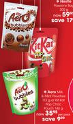 Aero Milk & Mint Pouches-113g Or Kit Kat Pop Choc Pouch-140g Per Pack