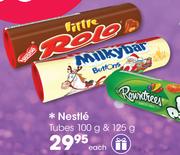 Nestle Tubes 100g & 125g-Each
