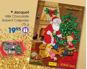 Jacquot Milk Chocolate Advent Calendar-75g