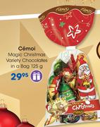 Cemoi Magic Christmas variety Chocolates In A Bag-125g