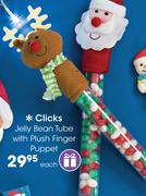 Clicks Jelly Bean Tube With Push Finger Puppet-Each