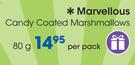 Marvellous Candy Coated Marshmallow 80g Per Pack