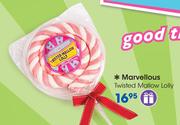 Marvellous Twisted Mallow Lolly