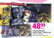 Transformers Pencil Bag-Single Zip-Each