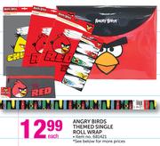 Angry Birds Themed Single Roll Wrap-Each