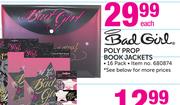 Bad Girl Poly Prop Book Jackets-16 Pack