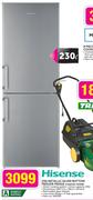 Hisense 230Ltr Metallic Silver Bottom Freezer Fridge H2998