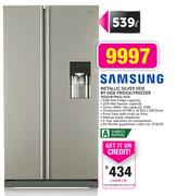 Samsung 539Ltr Metallic Silver Side By Side Fridge/Freezer RSA1WTMG1 XFA